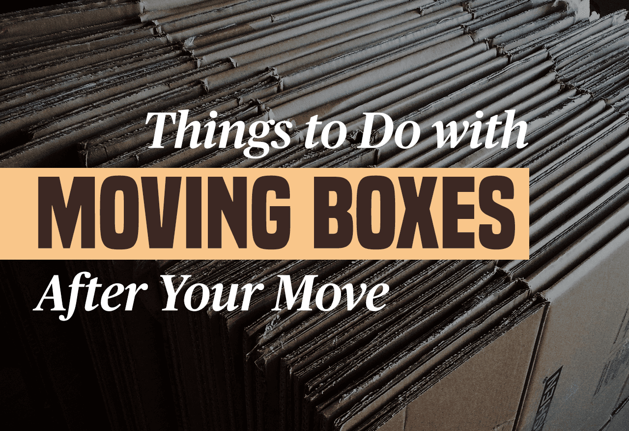 Things to Do with Your Moving Boxes After Your Move | Cheap Movers Seattle